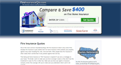 Desktop Screenshot of fireinsuranceqts.com